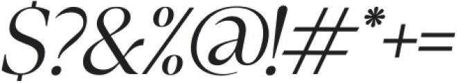 Callisen Light Italic otf (300) Font OTHER CHARS