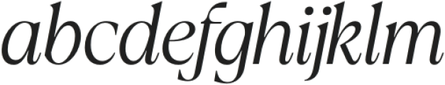 Callisen Light Italic otf (300) Font LOWERCASE