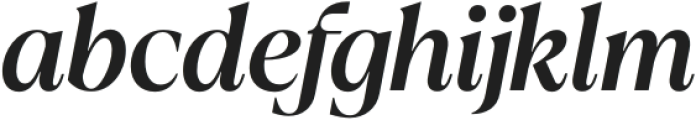 Callisen Medium Italic otf (500) Font LOWERCASE