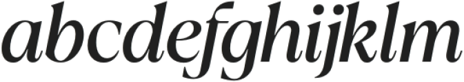 Callisen Regular Italic otf (400) Font LOWERCASE