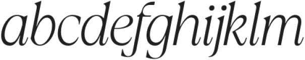 Callisen Thin Italic otf (100) Font LOWERCASE