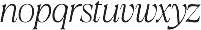 Callisen Thin Italic otf (100) Font LOWERCASE