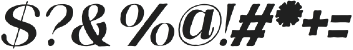 Callivora Italic otf (400) Font OTHER CHARS