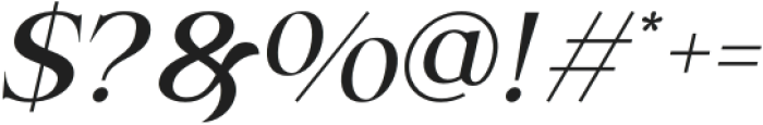 Callmira Italic otf (400) Font OTHER CHARS