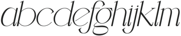 Callume Italic otf (400) Font LOWERCASE