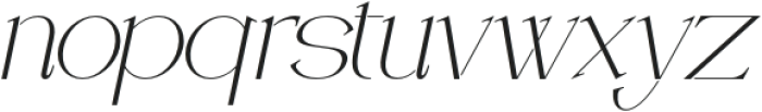 Callume Italic otf (400) Font LOWERCASE