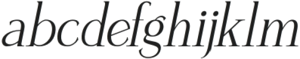 Callysthenes Semi Bold Italic otf (600) Font LOWERCASE