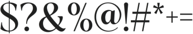 Calm Lovely Serif otf (400) Font OTHER CHARS