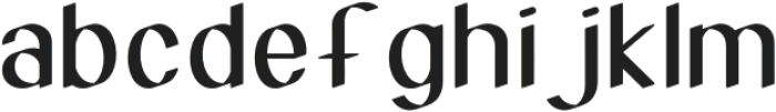 Calmolos Regular otf (400) Font LOWERCASE