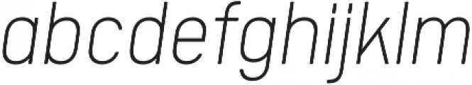 Calps ExtraLight Italic otf (200) Font LOWERCASE