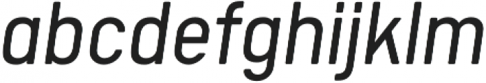 Calps SemiLight Italic otf (300) Font LOWERCASE