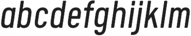 Calps Slim SemiLight Italic otf (300) Font LOWERCASE