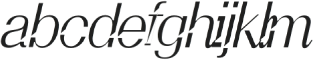 CaltonHosvesk Thin Italic otf (100) Font LOWERCASE