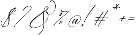 Calture Rowasn Script Italic otf (400) Font OTHER CHARS