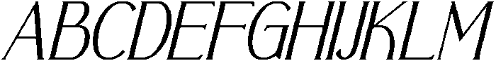 Calvarra Italic otf (400) Font UPPERCASE