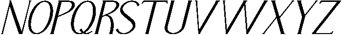 Calvarra Italic otf (400) Font UPPERCASE