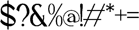 Calveries otf (400) Font OTHER CHARS