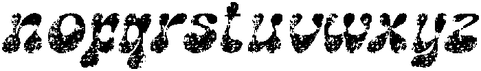 Calverto Stamp Italic otf (400) Font LOWERCASE