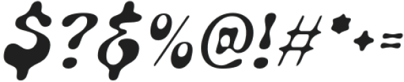 CalvertoBlur-Italic otf (400) Font OTHER CHARS