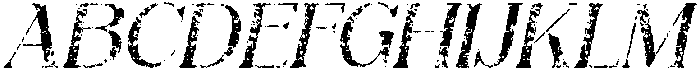 Camarine Stamp Italic otf (400) Font UPPERCASE