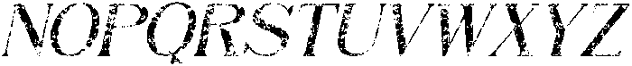 Camarine Stamp Italic otf (400) Font UPPERCASE