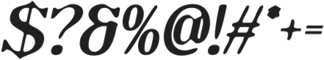 CamarineBlur-Italic otf (400) Font OTHER CHARS