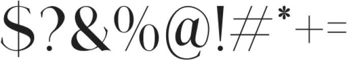 Cambore-Regular otf (400) Font OTHER CHARS