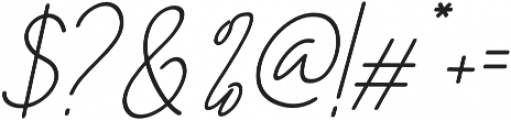 Cambridge Italic otf (400) Font OTHER CHARS