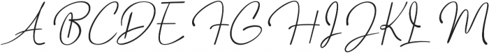 Cambridge Italic otf (400) Font UPPERCASE