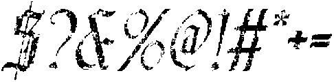 Cambrine Stamp Italic otf (400) Font OTHER CHARS