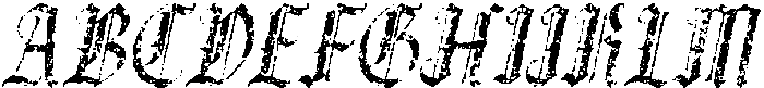 Cambrine Stamp Italic otf (400) Font UPPERCASE