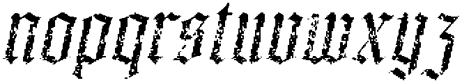 Cambrine Stamp Italic otf (400) Font LOWERCASE