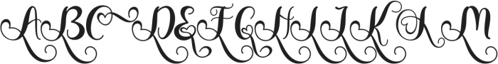 Camelia Butterfly ttf (400) Font UPPERCASE