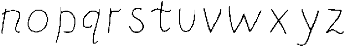 Camelia Regular otf (400) Font LOWERCASE