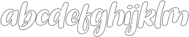 Camelia Samira Oblique Outline otf (400) FONT