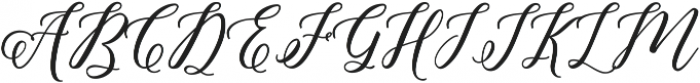 Camelia Script Alt ttf (400) Font UPPERCASE