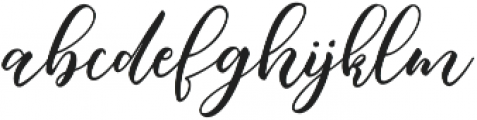 Camelia Script Alt ttf (400) Font LOWERCASE