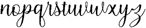 Camelia otf (400) Font LOWERCASE