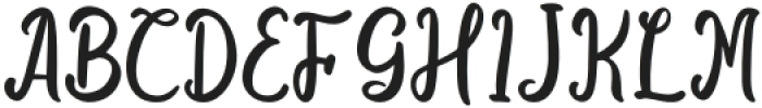 Camelita-Regular otf (400) Font UPPERCASE