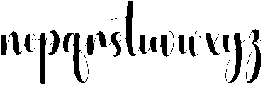 Camellia Regular otf (400) Font LOWERCASE