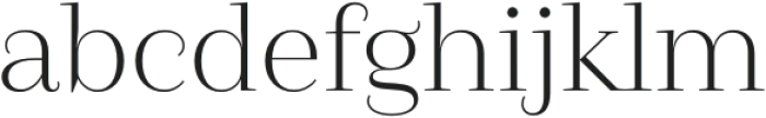 Camila-Regular otf (400) Font LOWERCASE