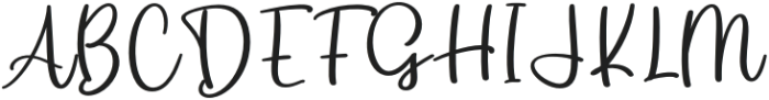 Camilora-Regular otf (400) Font UPPERCASE