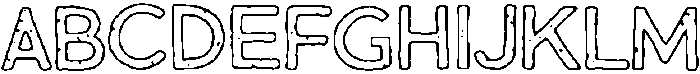 CampagneOutline Regular otf (400) Font UPPERCASE
