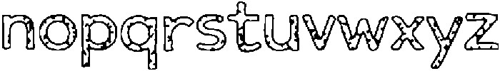 CampagneOutline Regular otf (400) Font LOWERCASE