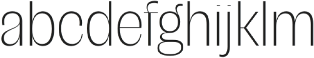 Campeche Display ExtraLight Condensed otf (200) Font LOWERCASE