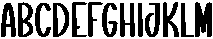Camping Dream Regular otf (400) Font UPPERCASE