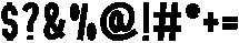 Camping Outdoor Regular otf (400) Font OTHER CHARS