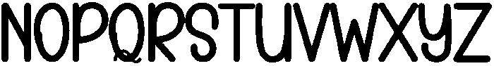 Camping Regular otf (400) Font LOWERCASE