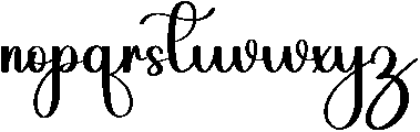 Camping Regular otf (400) Font LOWERCASE