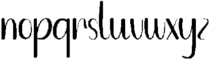 Camping Regular otf (400) Font LOWERCASE